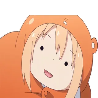 😶 Umaru Doma Himouto! Umaru-chan umaru, anime, cute, cartoon, fanart telegram sticker