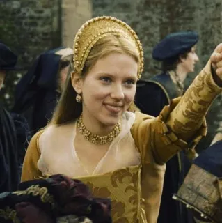 💫 Anne Boleyn The Other Boleyn Girl Anne Boleyn, Personnage historique, Reine, Scarlett Johansson, Deux soeurs pour un roi, Drame historique telegram sticker