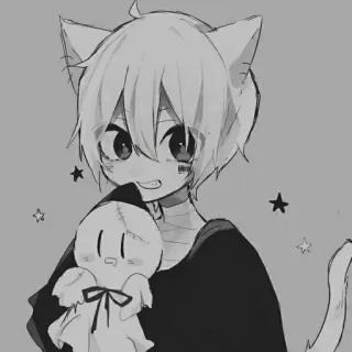 🌸 Anime, Anak kucing, Halloween, Boneka, Lucu, Manga telegram sticker