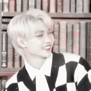 🦙 Felix kpop, stray kids, idol, cantante, sorridente telegram sticker