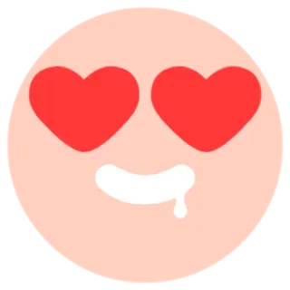 😍 Emoji, Amor, Corações, Expressão, Fofo whatsapp sticker