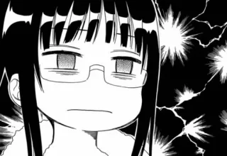 😒 Manga, Wütend, Anime, Ausdruckslos, Brille telegram sticker