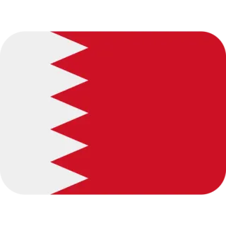 🇧🇭 Bahrein, bandera, país, nacional, símbolo telegram sticker