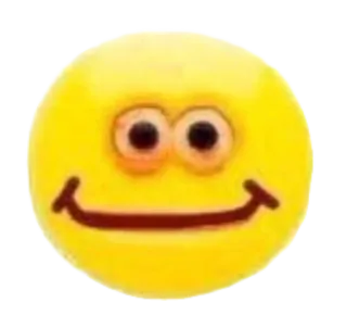🙂 Smiley, Gelb, Emoji telegram sticker