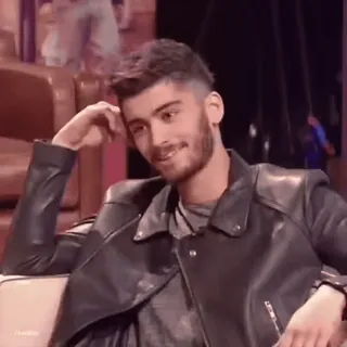 🥯 Zayn Malik 名人, 歌手, 肖像, 男人, 夹克, 时尚, 风格 telegram sticker