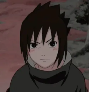 🀄️ Sasuke Uchiha Naruto Аниме, Ниндзя, Учиха, Саске, Манга, Мультфильм telegram sticker