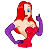 Jessica Rabbit whatsapp stickers