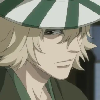 💈 Kisuke Urahara Bleach Anime, Bleach, Kisuke Urahara, Hut, Charakter whatsapp sticker