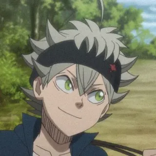 🎻 Asta Black Clover anime, manga, character, asta, black clover, wizard, mage telegram sticker
