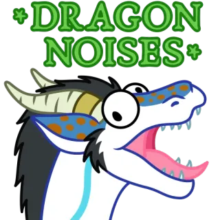🐲 DRAGON NOISES naga, fantasi, makhluk, monster, lucu, kartun, reptil telegram sticker