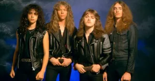 🤘 metallica, band, musica, anni '80, metal telegram sticker