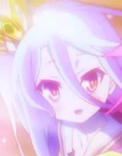 😊 Shiro No Game No Life Anime, Manga, Shiro, No Game No Life, Kawaii whatsapp sticker