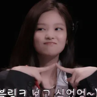 🤿 블링크 보고 싶었엉~ lindo, persona, asiático, parpadeando, chica, coreano whatsapp sticker