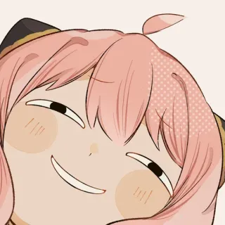 ➖ Anya Forger Spy × Family anime, spy x family, anya forger, cute, funny telegram sticker