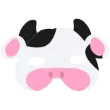👓 vache, animal, ferme, autocollant, dessin animé, mammifère telegram sticker