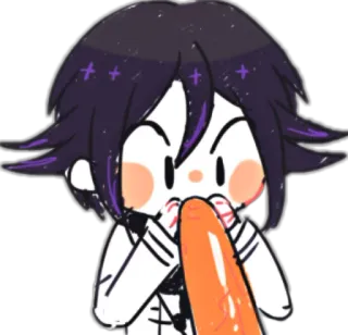 🎈 Kokichi Oma Danganronpa V3: Killing Harmony 애니메이션, 단간론파, 오마 코키치, 캐릭터 telegram sticker