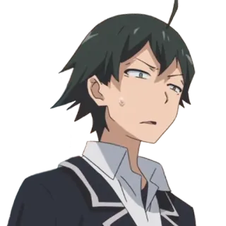 🤨 Hachiman Hikigaya Oregairu Anime, Personagem, Hachiman, Hikigaya, Oregairu telegram sticker