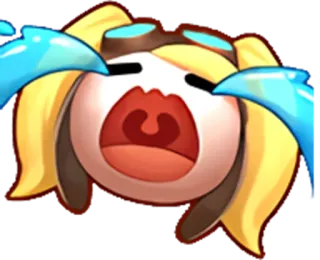 😭 crying, sad, emoji, emotion telegram sticker