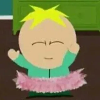 🌟 Butters Stotch South Park Butters, South Park, personaje, dibujos animados, comedia whatsapp sticker