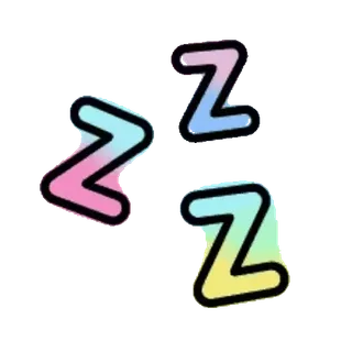 🤗 zzz, sommeil, dormir, sieste, fatigué, rêve, repos whatsapp sticker