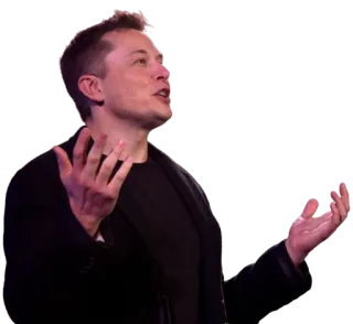 👐 Elon Musk elon musk, empreendedor, tecnologia, negócios telegram sticker