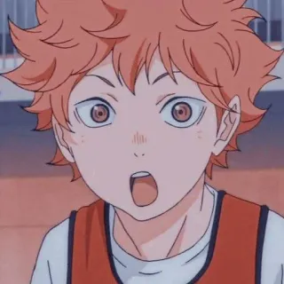 💫 Shoyo Hinata Haikyuu!! Anime, Haikyuu, Shoyo Hinata, Volleyball, Cartoon telegram sticker