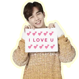 ❤️ I LOVE U love, hearts, cute, affection, greeting, message telegram sticker