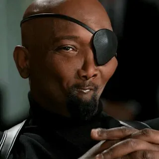 😈 Nick Fury marvel, character, nick fury, samuel l. jackson telegram sticker