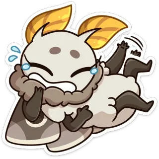 😂 Cartone animato, Piangere, Emotivo, Falena, Gesto offensivo telegram sticker