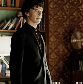 🔎 Sherlock Holmes Sherlock Sherlock, Benedict Cumberbatch, Détective, Série TV, Mystère, BBC whatsapp sticker