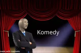 😂 Komedy Meme, Stonks, Comédie, Humour whatsapp sticker