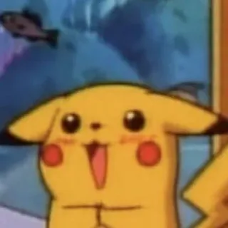 ⚡️ Pikachu Pokemon pikachu, pokemon, anime, carino, elettrico telegram sticker