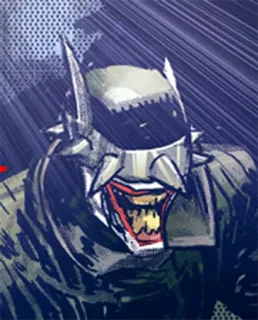 😅 Batman Who Laughs méchant, DC Comics, super-vilain, mal, bande dessinée telegram sticker
