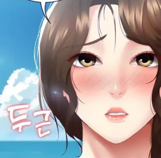 😊 두근 女人, 卡通, 韩国, 动漫 telegram sticker