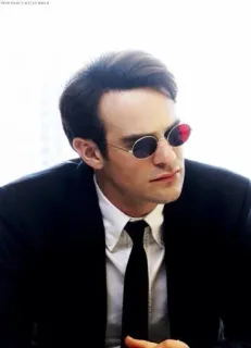 😳 Daredevil Marvel, Superheld, Daredevil, Matt Murdock, Comics, Mann, Brille telegram sticker