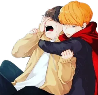 😭 anime, emotional, sad, cartoon, crying telegram sticker