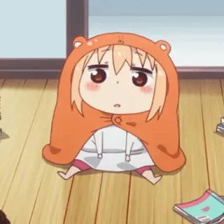 🍣 Umaru Doma Himouto! Umaru-chan Anime, Lindo, Manga, Umaru, Himouto, Chibi telegram sticker