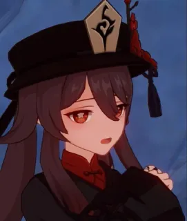 🥀 Hu Tao Genshin Impact Genshin Impact, Hu Tao, Anime, Videospiel, Waifu, Süß telegram sticker