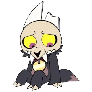 😔 King The Owl House kartun, raja, The Owl House, monster, imut telegram sticker