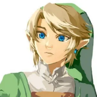 😁 Link The Legend of Zelda Link, The Legend of Zelda, personaje, videojuego, elfo telegram sticker