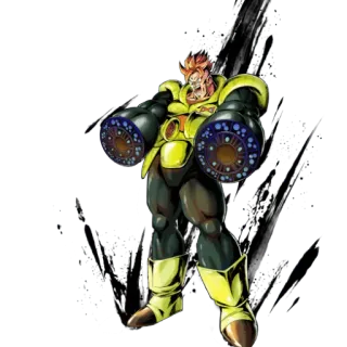 🤖 Android 16 Dragon Ball Z Android 16, Dragon Ball Z, Anime, Cyborg, Kampf, Manga telegram sticker