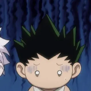 😥 Gon Freecss Hunter x Hunter anime, gon freecss, hunter x hunter, cartoon telegram sticker