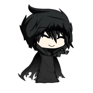 😊 Anime, Malaikat maut, Hoodie, Kematian, Kerangka, Sabit telegram sticker