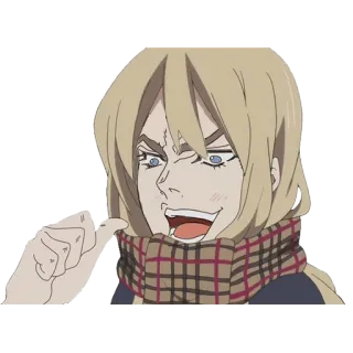 😈 Anime, Cartoon, Porträt, Figur, Meme, Lustig, Ausdruck telegram sticker