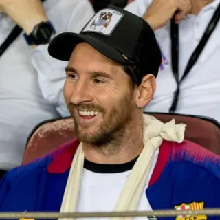 🎲 Lionel Messi นักฟุตบอล, นักกีฬา, กีฬา, ฟุตบอล, บาร์เซโลนา telegram sticker