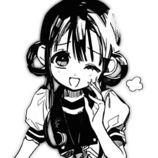 😉 Anime, Mangá, Garota, Ilustração, Desenho animado telegram sticker