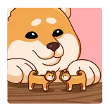 👩‍❤️‍💋‍👨 doge, dog, shiba inu, cute, meme whatsapp sticker