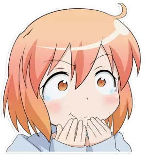 😂 anime, dễ thương, cô gái, chibi, hoạt hình telegram sticker