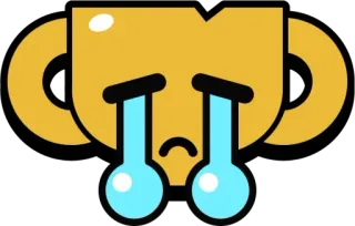 😭 trophy, crying, sad, emotion, emoji telegram sticker