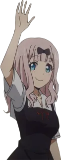 ✋ Chika Fujiwara Kaguya-sama: Love Is War Anime, Chika Fujiwara, Kawaii, Süß, Kaguya-sama, Manga telegram sticker